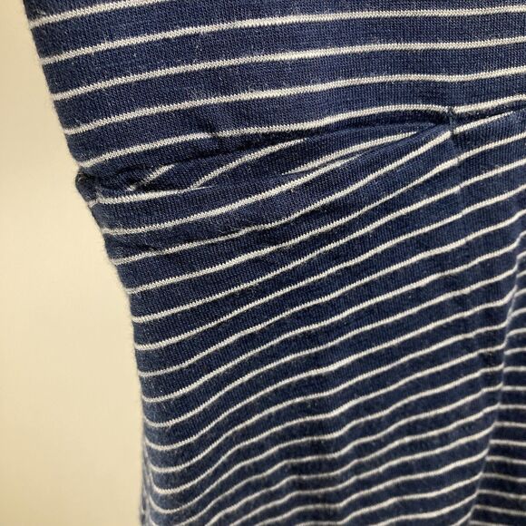 Toad & Co Skirt Womens S Navy Blue/White Moxie Striped Cotton Stretch Nautical - Picture 8 of 10